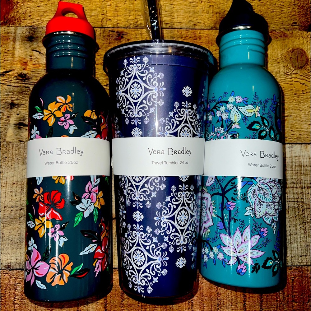 Lot of NEW/NEVER USED Authentic Vera Bradley cups.
